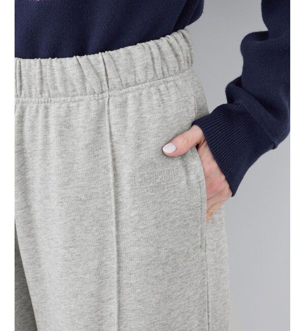 Rope&rsquo;Picnic「ロゴ刺繍入りワイドスウェットパンツ」|チノ|