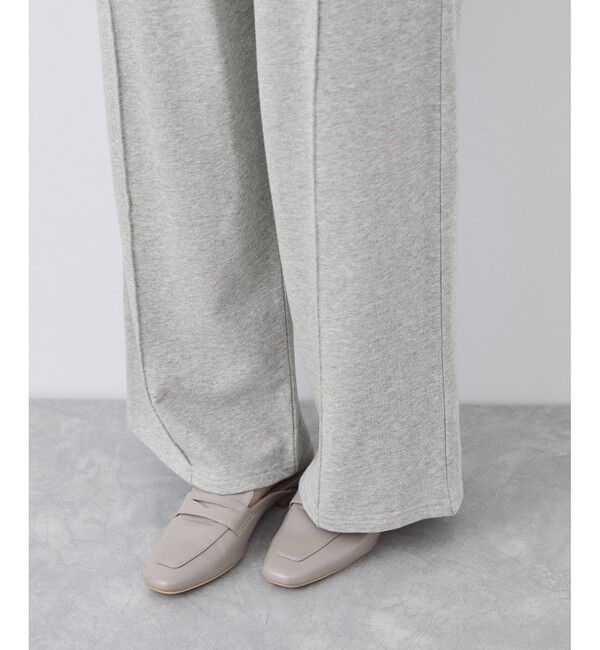 Rope&rsquo;Picnic「ロゴ刺繍入りワイドスウェットパンツ」|チノ|