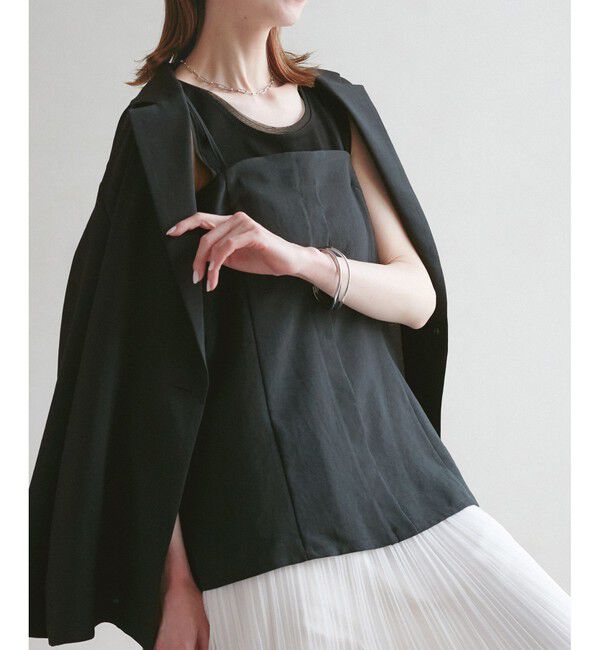 Rope&rsquo;Picnic「【吸水速乾・防シワ】エフォートレスリラックスビスチェ」|キャミソール|