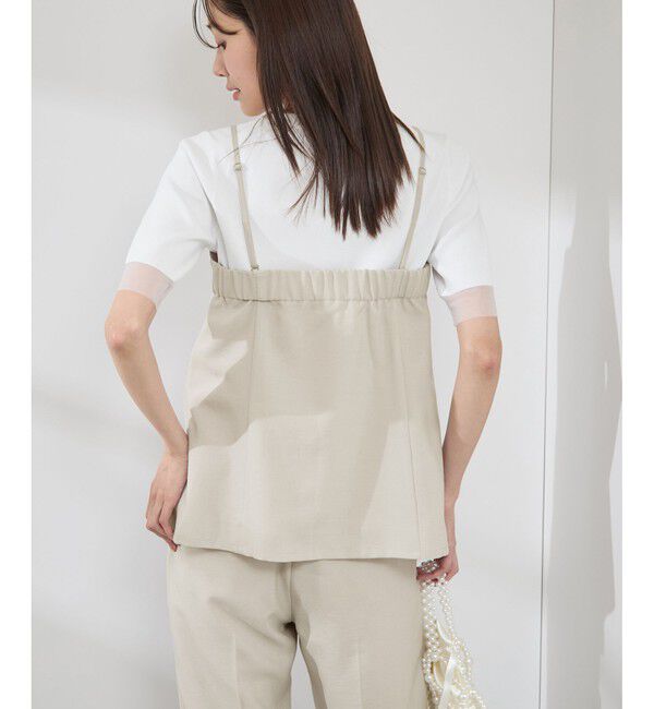 Rope&rsquo;Picnic「【吸水速乾・防シワ】エフォートレスリラックスビスチェ」|キャミソール|