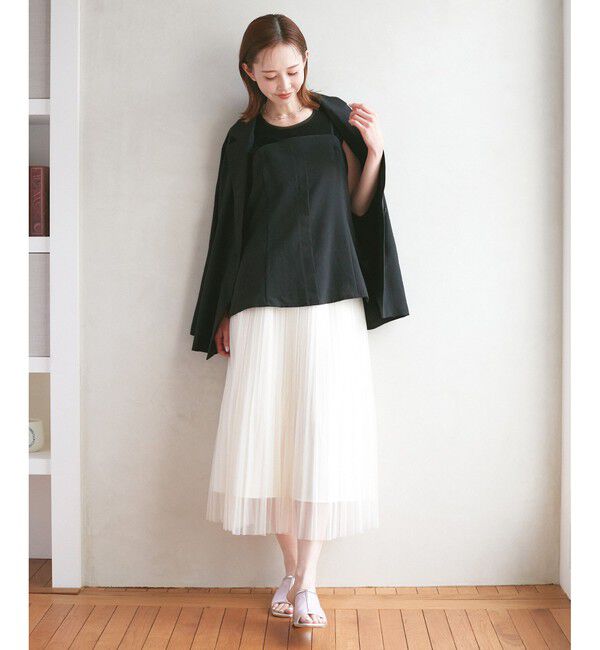 Rope&rsquo;Picnic「【吸水速乾・防シワ】エフォートレスリラックスビスチェ」|キャミソール|