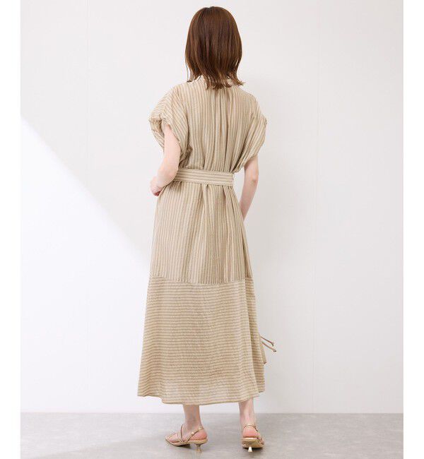 Rope&rsquo;Picnic「emurシアードビーストライプシャツワンピ」|ワンピース|