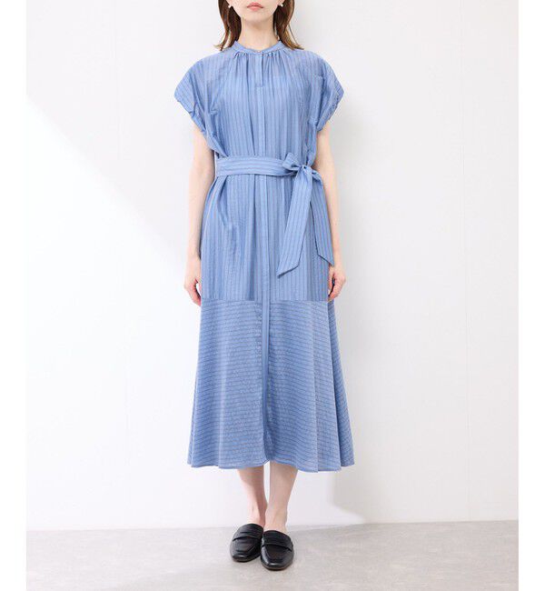 Rope&rsquo;Picnic「emurシアードビーストライプシャツワンピ」|ワンピース|