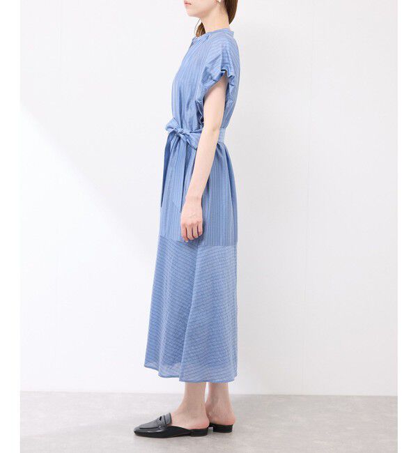 Rope&rsquo;Picnic「emurシアードビーストライプシャツワンピ」|ワンピース|