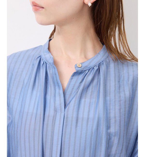 Rope&rsquo;Picnic「emurシアードビーストライプシャツワンピ」|ワンピース|