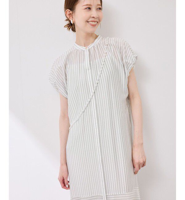Rope&rsquo;Picnic「emurシアードビーストライプシャツワンピ」|ワンピース|