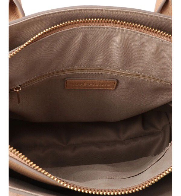 ROPE PICNIC PASSAGE「【WEB限定】 ベルトデザインスクエアトートバッグ/通勤対応」|トートバッグ|