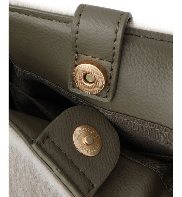 ROPE PICNIC PASSAGE「me fit BAG ホースヘア調コンビスクエアフォルムバッグ/2WAY」|トートバッグ|