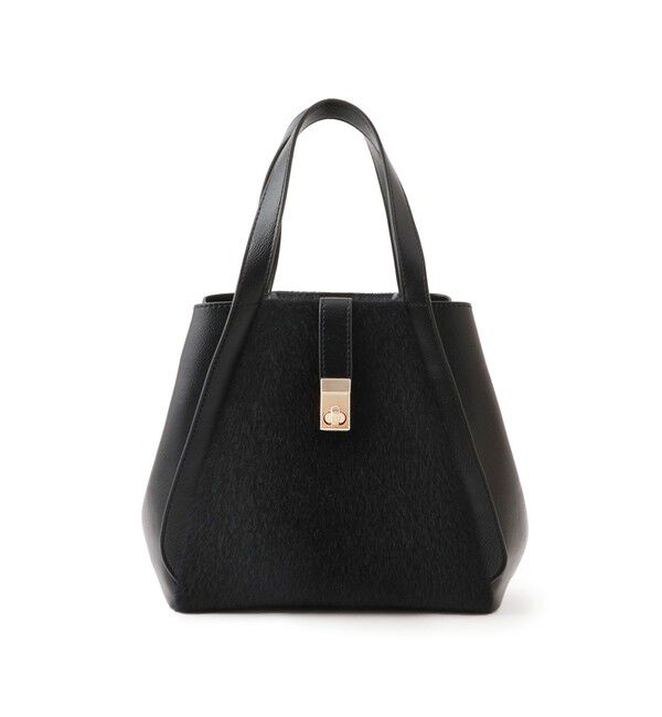 ROPE PICNIC PASSAGE「me fit BAG ホースヘア調コンビスクエアフォルムバッグ/2WAY」|トートバッグ|