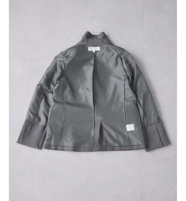 Rope&rsquo;Picnic「【低身長・小柄さんサイズ】レディハンサムシリーズ ウールライク金ボタンジャケット(総裏地)」|テーラードジャケット|