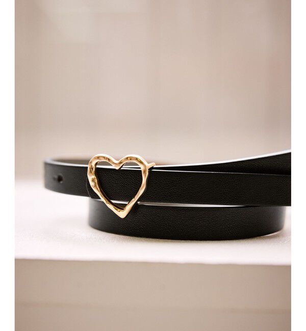 ROPE PICNIC PASSAGE「15mmハートバックルベルト」|ベルト|ブラック(01)