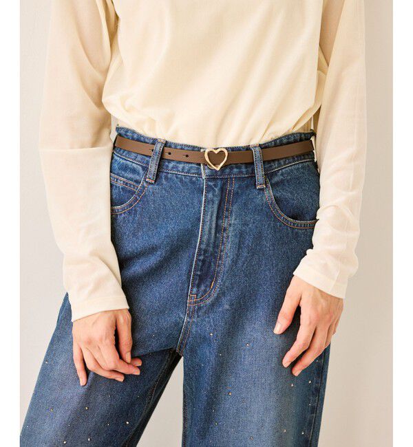 ROPE PICNIC PASSAGE「15mmハートバックルベルト」|ベルト|