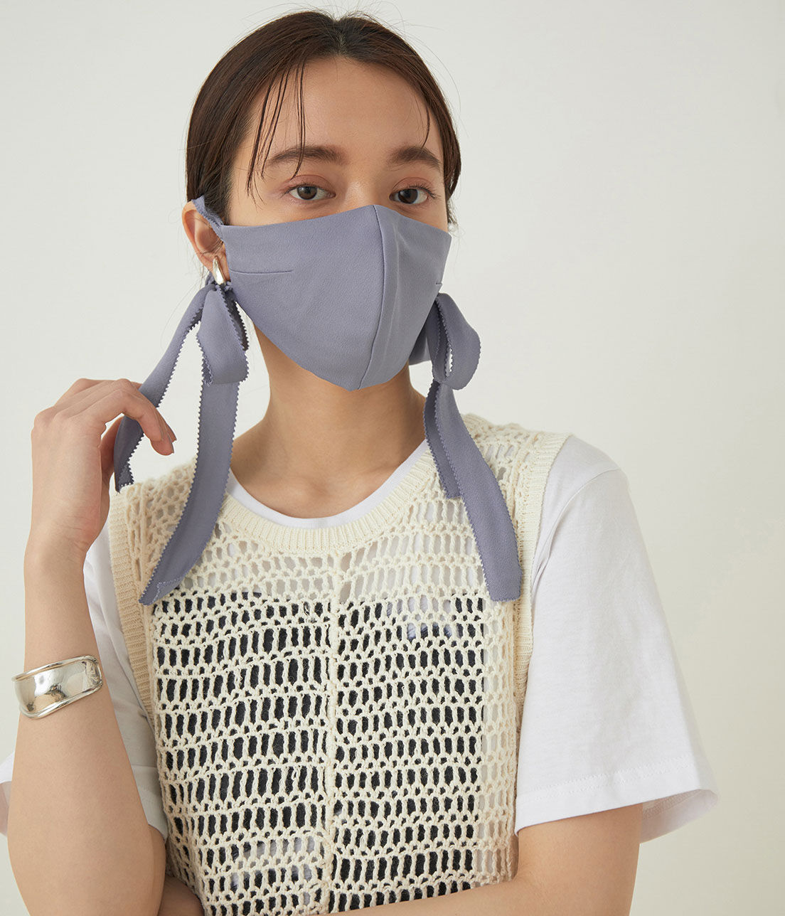 ADAM ET ROPE'「【トロワズィエムチャコ】リボンマスク」|その他|