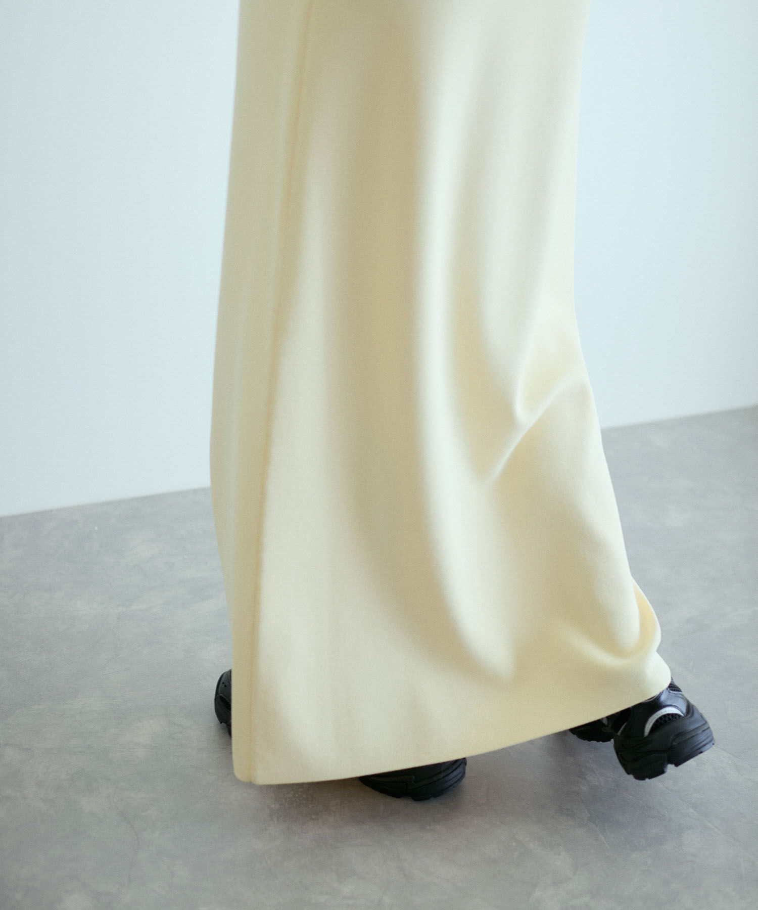 ADAM ET ROPE'「【洗える】ボタンニットポロワンピース」|ワンピース|