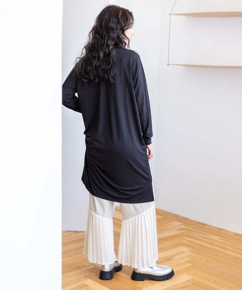  「Vネックロングプルオーバー」|Tシャツ・カットソー|