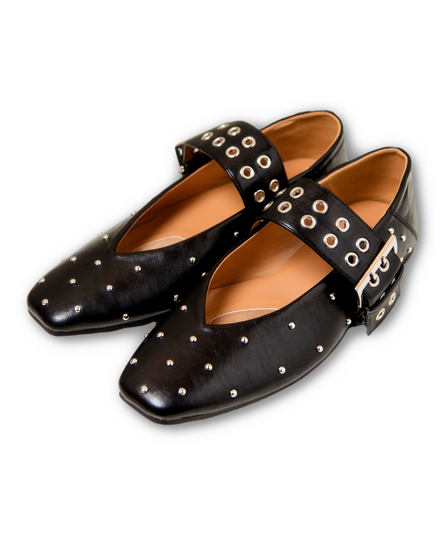  「スタッズパンプス」|パンプス|BLACK