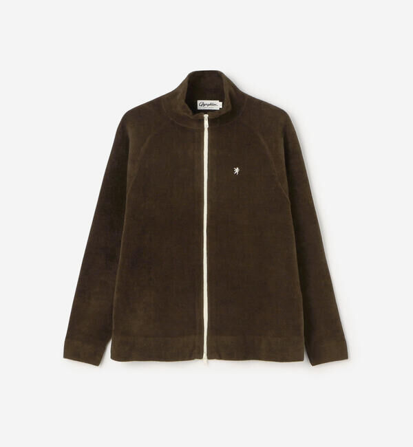 GYMPHLEX「Gymphlex | コットンベロア スタンドカラージップジャケット MEN」|ニット・セーター|