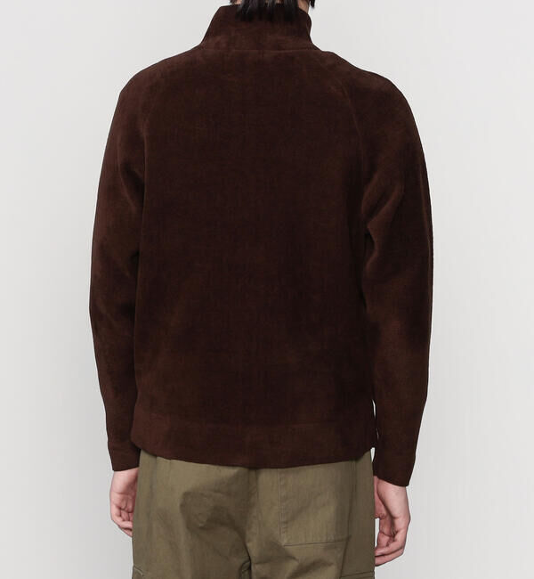 GYMPHLEX「Gymphlex | コットンベロア スタンドカラージップジャケット MEN」|ニット・セーター|