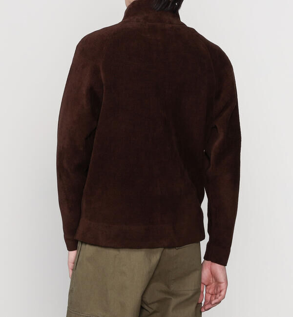 GYMPHLEX「Gymphlex | コットンベロア スタンドカラージップジャケット MEN」|ニット・セーター|