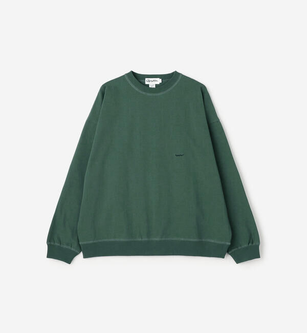  「Gymphlex | クルーネック 長袖Tシャツ MEN」|Tシャツ・カットソー|GREEN