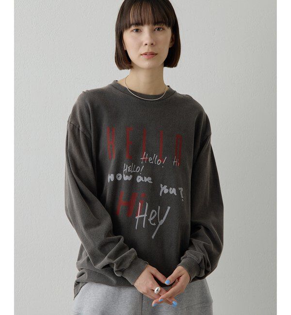  「ロゴロングスリーブTシャツ」|Tシャツ・カットソー|