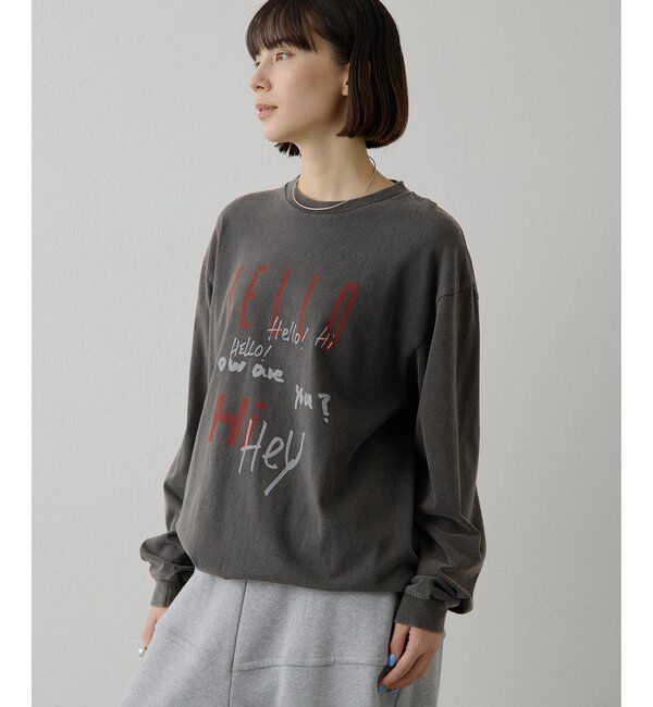  「ロゴロングスリーブTシャツ」|Tシャツ・カットソー|