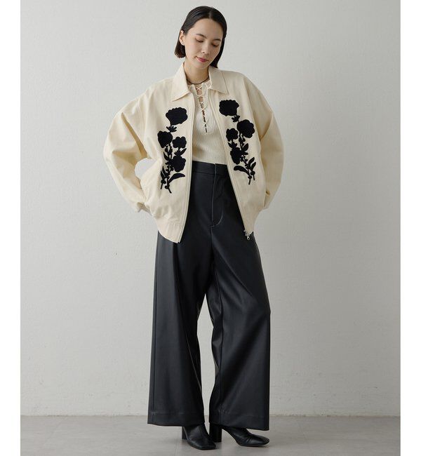  「コード刺繍ブルゾン」|ブルゾン・スタジャン|