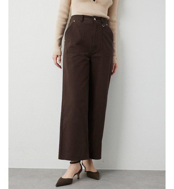 THE PAUSE「【THE PAUSE】コットンツイルベイカーパンツ」|チノ|
