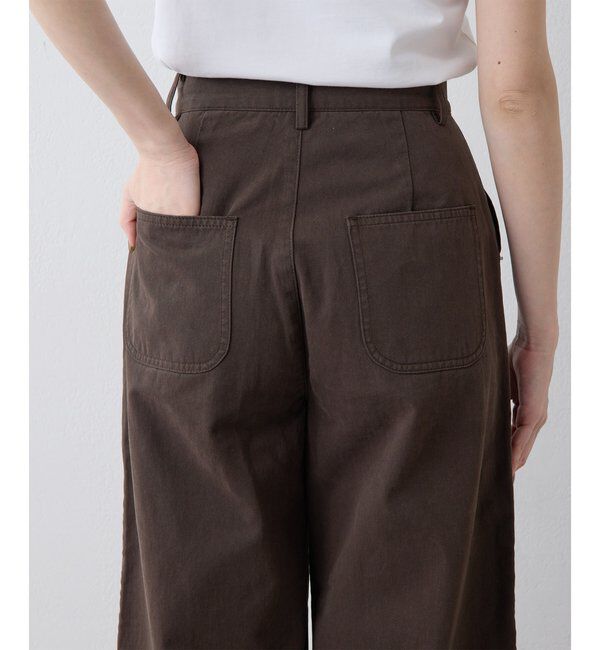 THE PAUSE「【THE PAUSE】コットンツイルベイカーパンツ」|チノ|