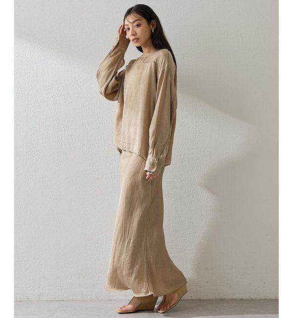  「ピグメントロングスカート」|スカート|