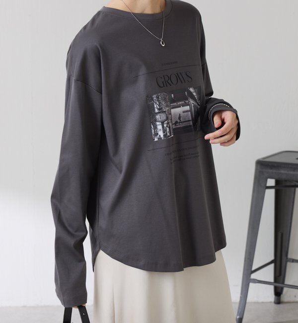  「モノクロフォトロゴロンT」|Tシャツ・カットソー|