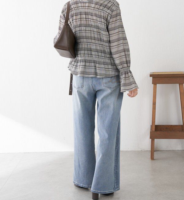  「ワッシャー切替ブラウス」|シャツ・ブラウス|