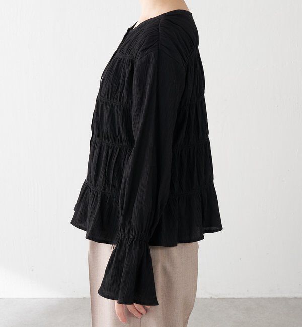  「ワッシャー切替ブラウス」|シャツ・ブラウス|