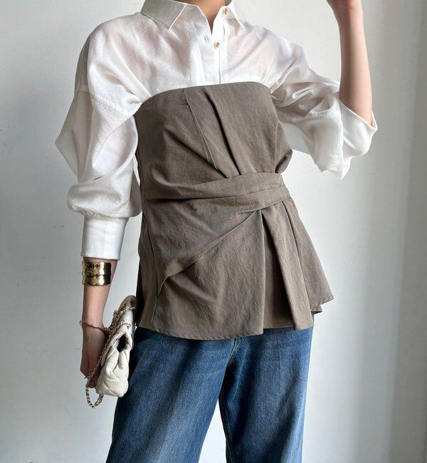  「アシメタックビスチェ」|シャツ・ブラウス|