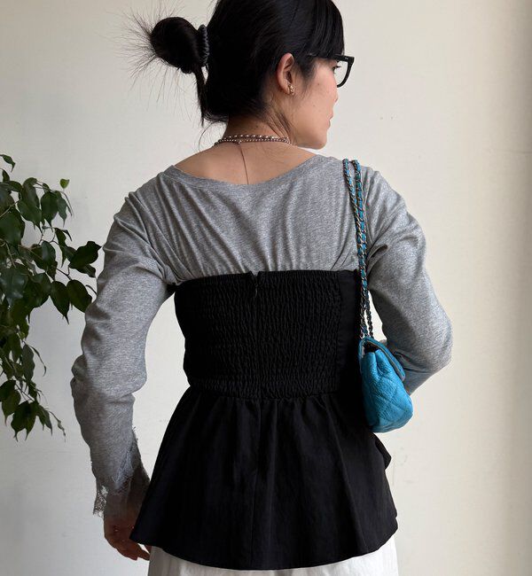  「アシメタックビスチェ」|シャツ・ブラウス|