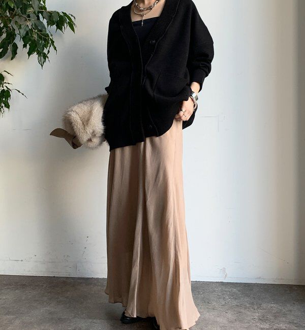  「マシーンウォッシャブルニットカーディガン」|カーディガン|