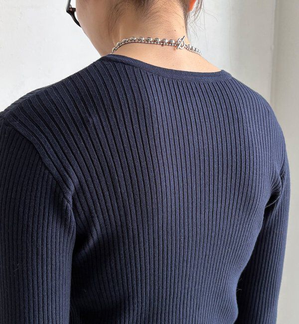  「ヘンリーネックリブニット」|ニット・セーター|