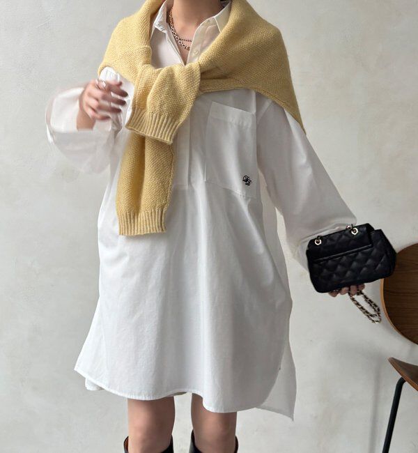  「DD刺繍チュニックシャツ」|シャツ・ブラウス|