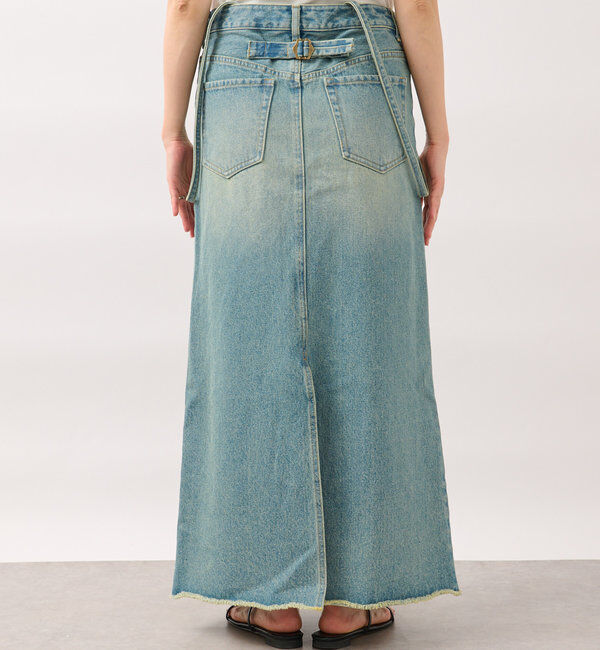  「【MONN.:.(モン)】LOOSE DENIM SKIRT」|スカート|