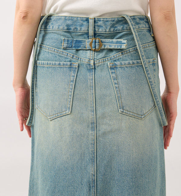  「【MONN.:.(モン)】LOOSE DENIM SKIRT」|スカート|