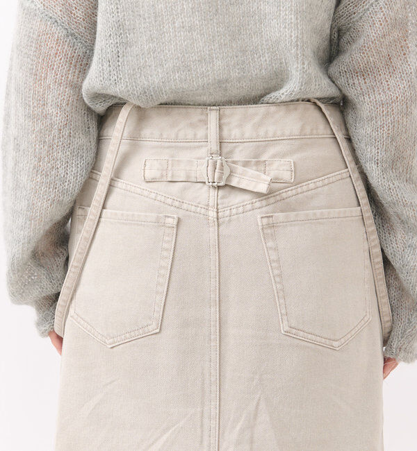  「【MONN.:.(モン)】LOOSE DENIM SKIRT」|スカート|