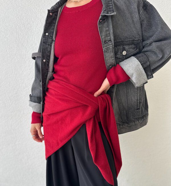  「【新色追加/リバイバル】【MONN.:.(モン)】サンカクストール」|ストール|