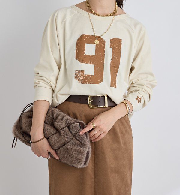  「【ロゴがキャッチー】Ninety-One ロンTee」|Tシャツ・カットソー|