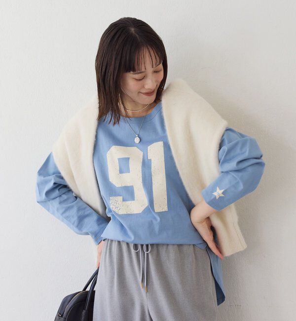  「【ロゴがキャッチー】Ninety-One ロンTee」|Tシャツ・カットソー|