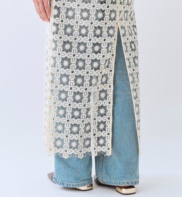  「予約【着映え】レイヤードレースワンピース」|ワンピース|