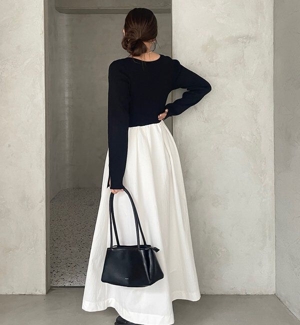  「【@__misa__03企画】プレート付きドッキングワンピース」|ワンピース|