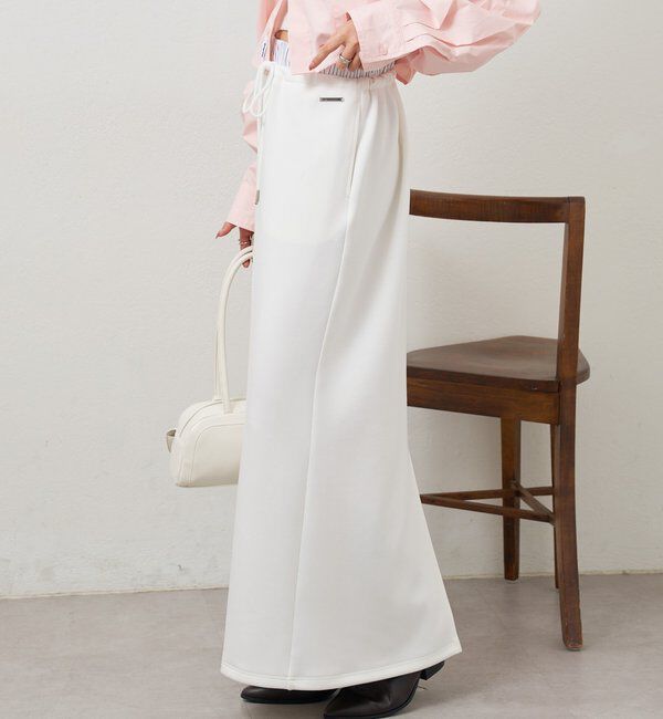  「Wベルトスウェットスカート」|スカート|