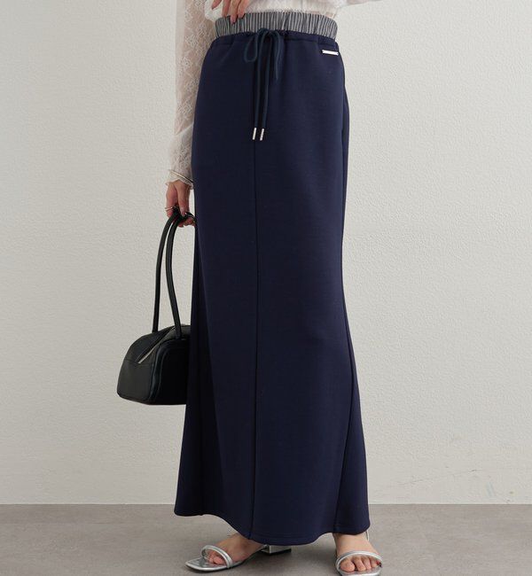  「Wベルトスウェットスカート」|スカート|