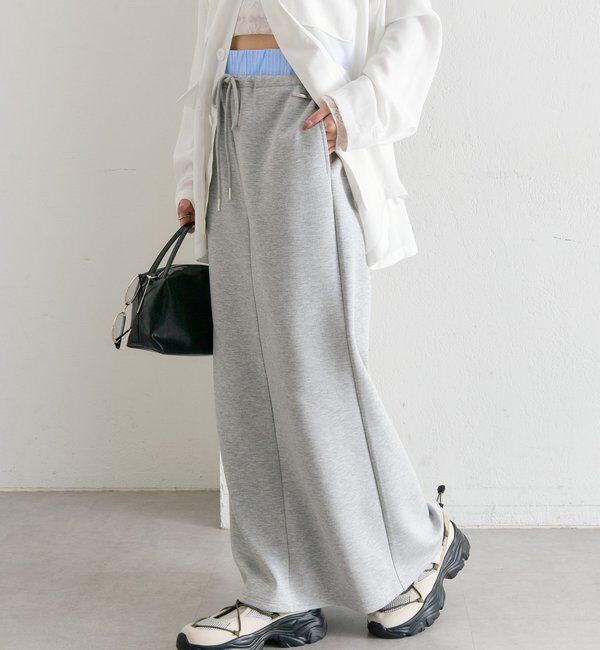  「Wベルトスウェットスカート」|スカート|