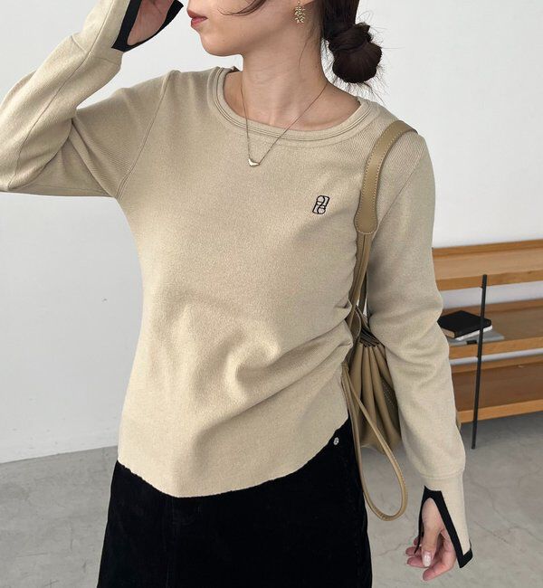  「1ポイントバイカラーニット」|ニット・セーター|